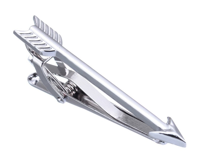 Salutto Tie Bar Mens Tie Clip Shirt Tie Bar Clip Arrow Shape - Image 1